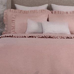 Givi Lulu Cotton Percale Sheet Set - KING SIZE  Italian luxury (MAUVE)